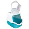 TRIXIE Cat Litter Tray Vico | Turquoise & White - Hipomarket