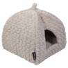 Jack and Vanilla Pet Igloo Softy XS 40x40x40 cm Rosette Beige Colour beige Size 40 x 40 x 40 cm 