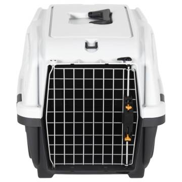 Durable Pet Carrier with Metal Door - 60x40x39 cm