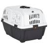 Durable Pet Carrier with Metal Door - 60x40x39 cm