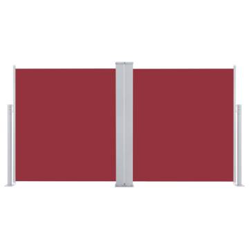 Retractable Side Awning Red 100x600 cm - Stylish & Practical