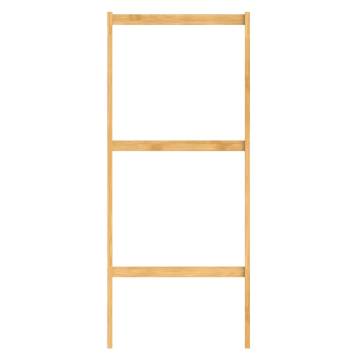 EISL Bamboo Bathroom Shelf with 3 Compartments – 34x33x80 cm