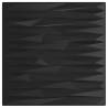 Stylish 24 pcs Black Wall Panels 50x50 cm - XPS Stone Design