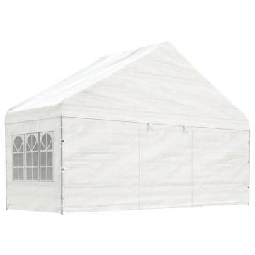 Gazebo with Roof White 11.15x5.88m - Durable & Stylish Shelter