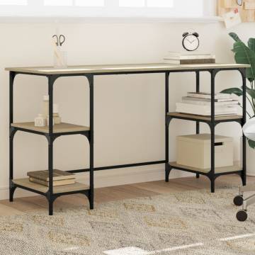 Desk Sonoma Oak 140x50 cm - Durable & Stylish Workstation