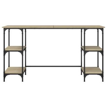 Desk Sonoma Oak 140x50 cm - Durable & Stylish Workstation