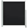 Patio Retractable Side Awning 140x300 cm Black - Hipomarket