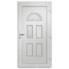 Elegant Front Door White 98x198 cm - Secure & Stylish