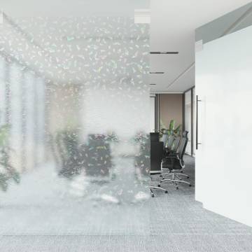 Frosted 3D Rainbow Window Films - 5 pcs for Elegance & Privacy