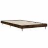 Smoked Oak Bed Frame 100x200 cm | Durable & Stylish