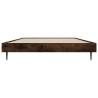 Smoked Oak Bed Frame 100x200 cm | Durable & Stylish