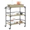 Kitchen Trolley Sonoma Oak - Stylish & Spacious Storage Solution