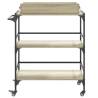 Kitchen Trolley Sonoma Oak - Stylish & Spacious Storage Solution