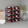 Wine Rack for 12 Bottles Brown Solid Wood Pine Colour brown Quantity in Package 1 Number of 12 Number of Bottles 