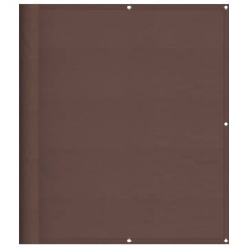 Brown Balcony Screen 120x800 cm | Privacy & Durability