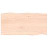 Table Top 80x40x2 cm Untreated Solid Wood Oak Live Edge Colour natural Size 80 x 40 x 2 cm Quantity in Package 1 