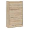 Shoe Cabinet Sonoma Oak 63x24x103 cm - Stylish Storage