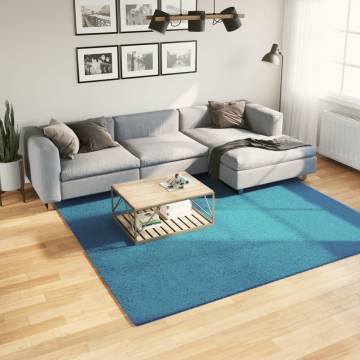 OVIEDO Short Pile Turquoise Rug 240x240 cm - Soft & Durable