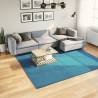 Rug OVIEDO Short Pile Turquoise 240x240 cm Colour turquoise Size 240 x 240 cm 