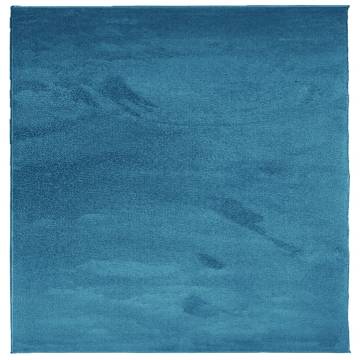 OVIEDO Short Pile Turquoise Rug 240x240 cm - Soft & Durable