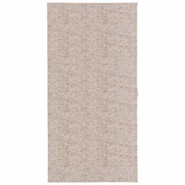 Shaggy Rug PAMPLONA High Pile Beige 100x200 cm | Hipo Market