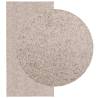 Shaggy Rug PAMPLONA High Pile Beige 100x200 cm | Hipo Market