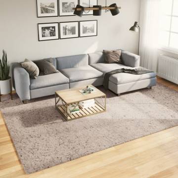 Shaggy Rug PAMPLONA High Pile Beige 240x340 cm - Hipomarket