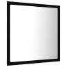 LED Bathroom Mirror Black 40x8.5x37 cm - Hipomarket