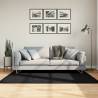 Shaggy Rug PAMPLONA High Pile Modern Black 120x170 cm Colour black Size 120 x 170 cm 