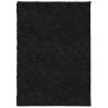 Shaggy Rug PAMPLONA High Pile Modern Black 120x170 cm