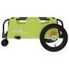 Bike Trailer Green Oxford Fabric & Iron - Versatile & Durable