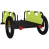 Bike Trailer Green Oxford Fabric & Iron - Versatile & Durable