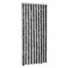 Fly Curtain Grey and Black 100x230 cm Chenille | Hipo Market