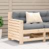 Garden Armrest Sofa with Cushion Solid Wood Pine Colour anthracite Quantity in Package 1 Model sofa 