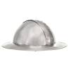 Medieval Knight Helmet Antique Replica LARP Silver Steel