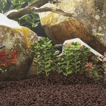 Volcanic Rocks 25 kg Red - Natural Aquarium Decor | HipoMarket