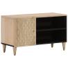 TV Cabinet 80x31x46 cm Solid Wood Mango Colour natural Quantity in Package 1 