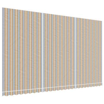 Replacement Awning Fabric - Multicolour Stripe 6x3.5m