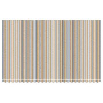 Replacement Awning Fabric - Multicolour Stripe 6x3.5m