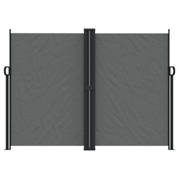 Retractable Side Awning Anthracite 180x600 cm - Hipomarket