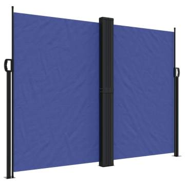 Retractable Side Awning Blue 180x600 cm | HipoMarket