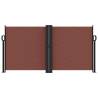 Retractable Side Awning Brown 120x1000 cm - Privacy & Style