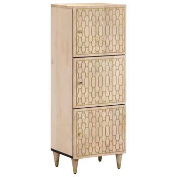 Highboard 40x33x110 cm Solid Wood Mango - Elegant Storage Solution