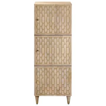 Highboard 40x33x110 cm Solid Wood Mango - Elegant Storage Solution