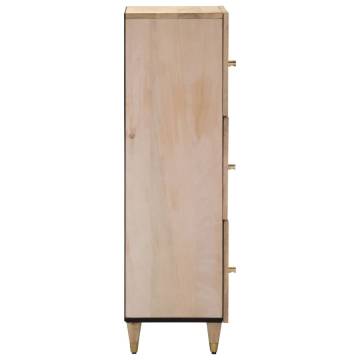 Highboard 40x33x110 cm Solid Wood Mango - Elegant Storage Solution