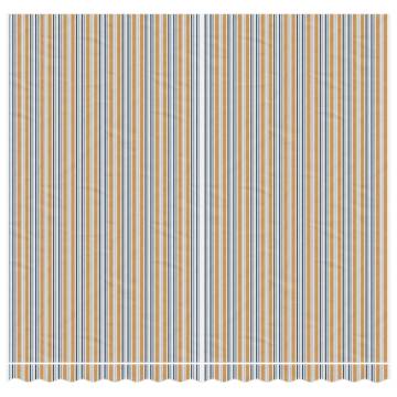 Replacement Awning Fabric - Multicolour Stripe 4x3.5m