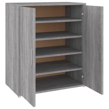 Shoe Cabinet Grey Sonoma - Elegant Storage Solution | HipoMarket