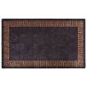 Rug Washable 190x300 cm Black and Gold Anti Slip Colour black Size 190 x 300 cm 