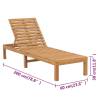 Sun Loungers 2 pcs Solid Wood Teak | Relax in Style