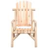 Solid Wood Spruce Garden Chair - Perfect for Outdoor Leisure